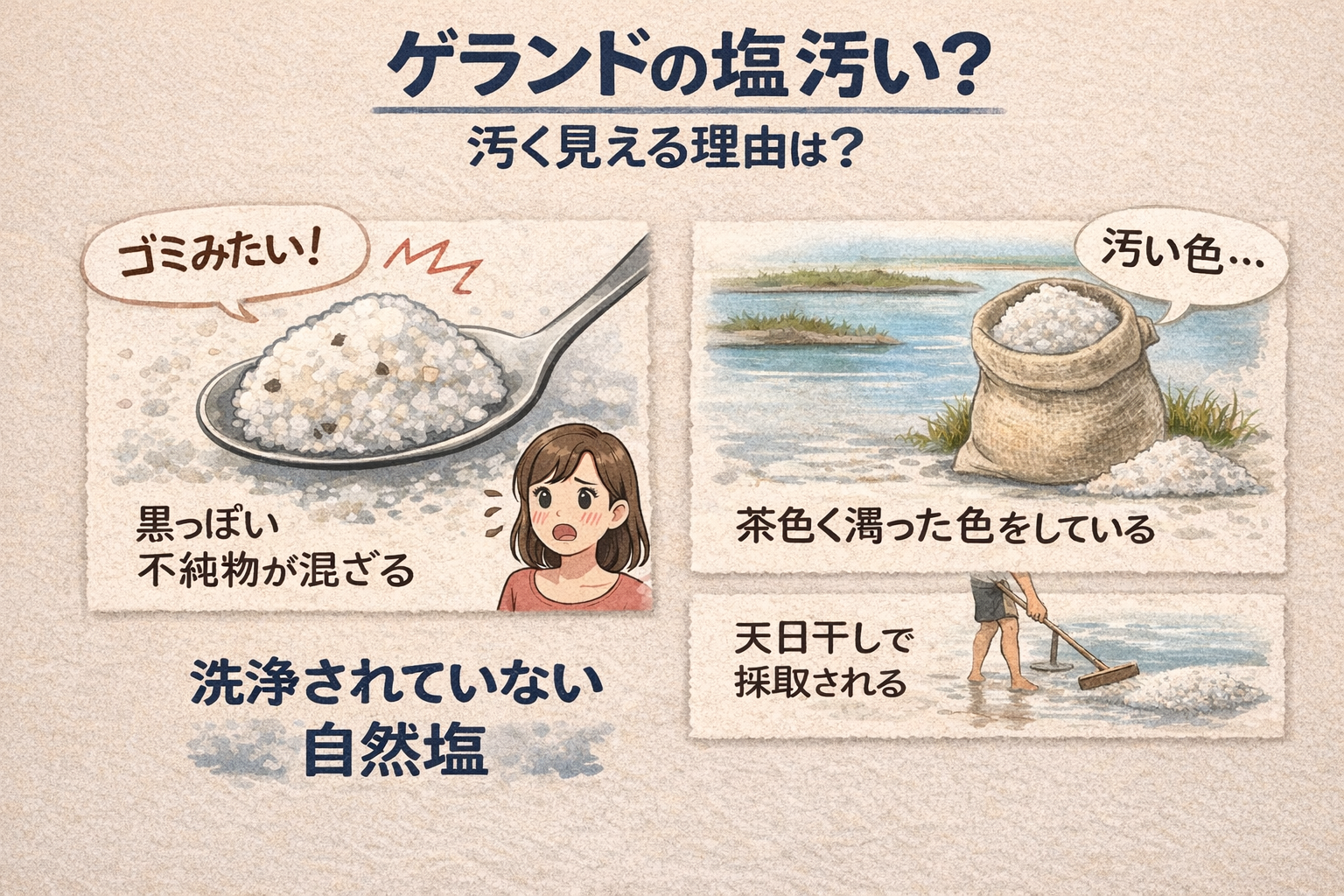 ゲランドの塩汚い