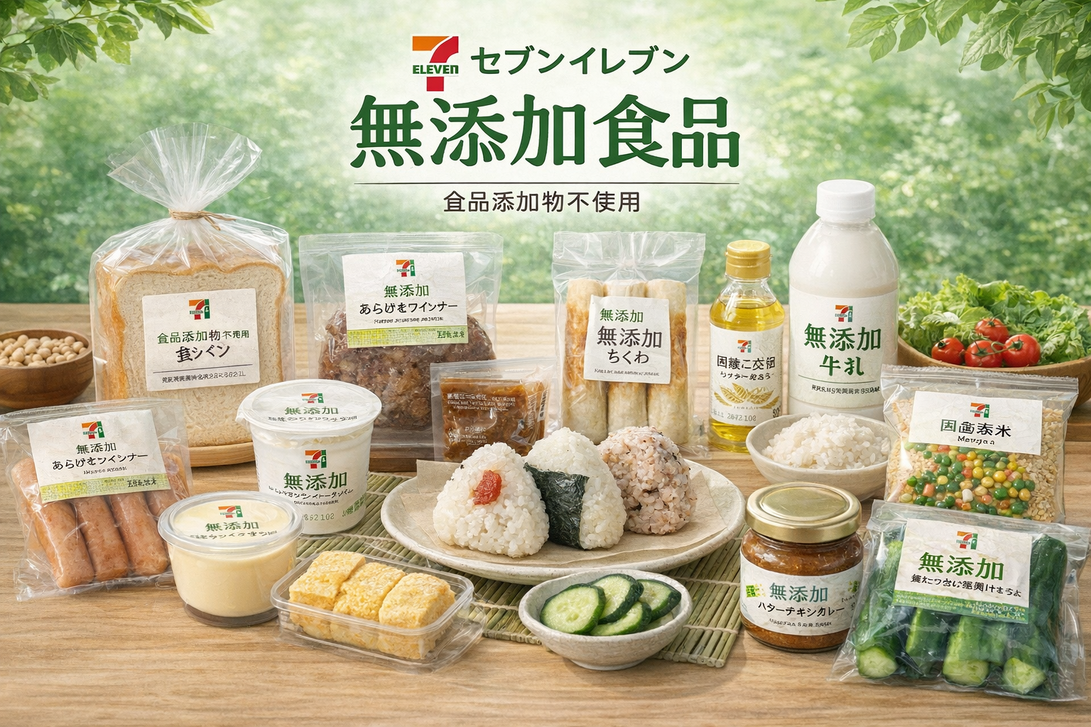 セブンイレブン無添加食品