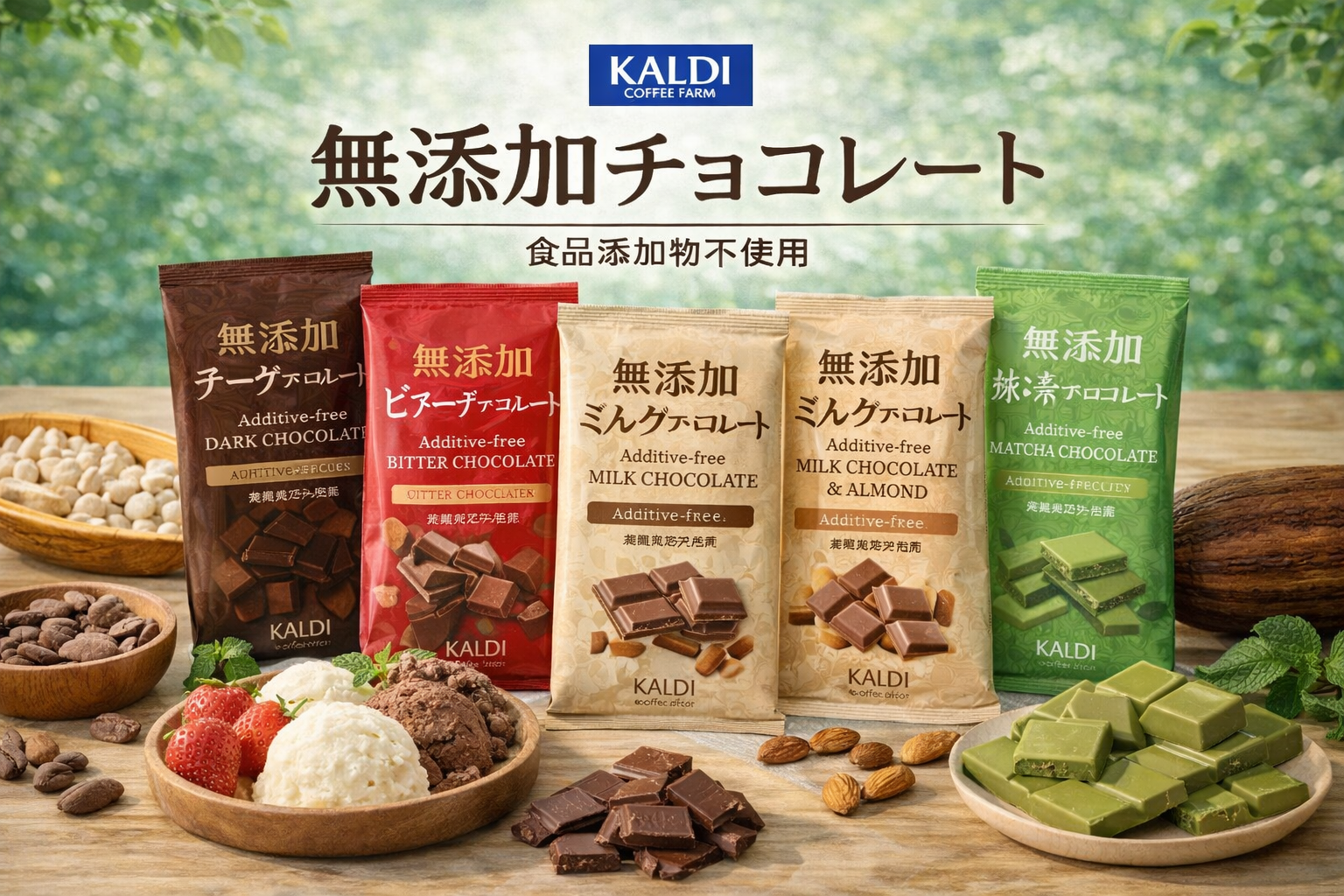 無添加チョコレート カルディ