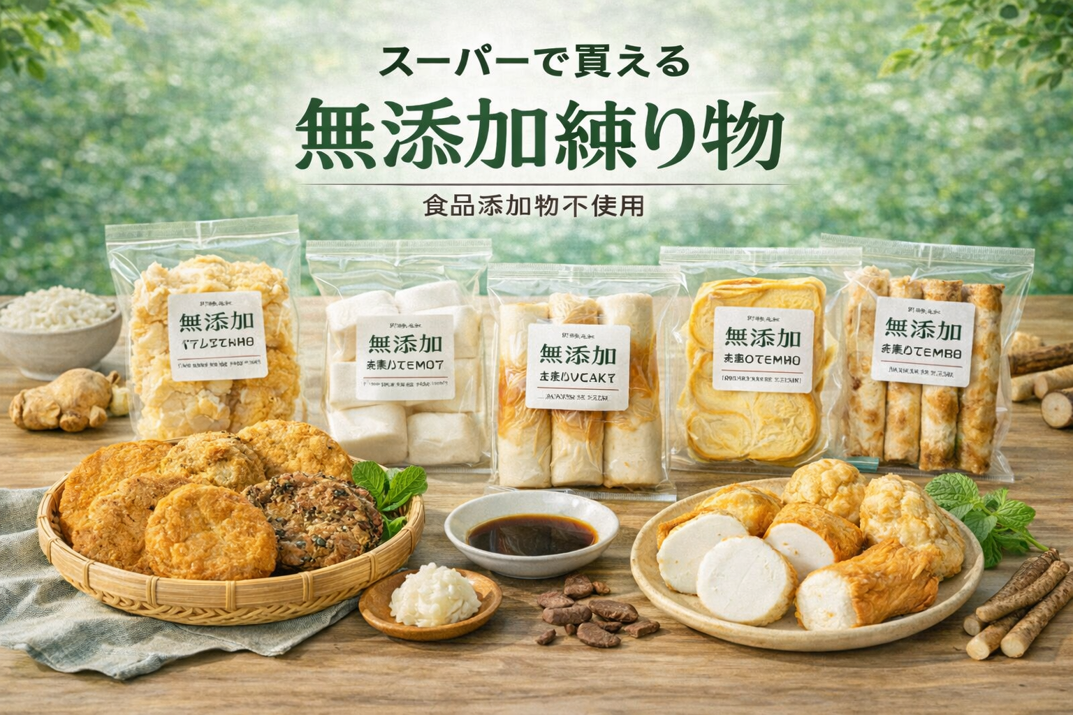 無添加の練り物はスーパー