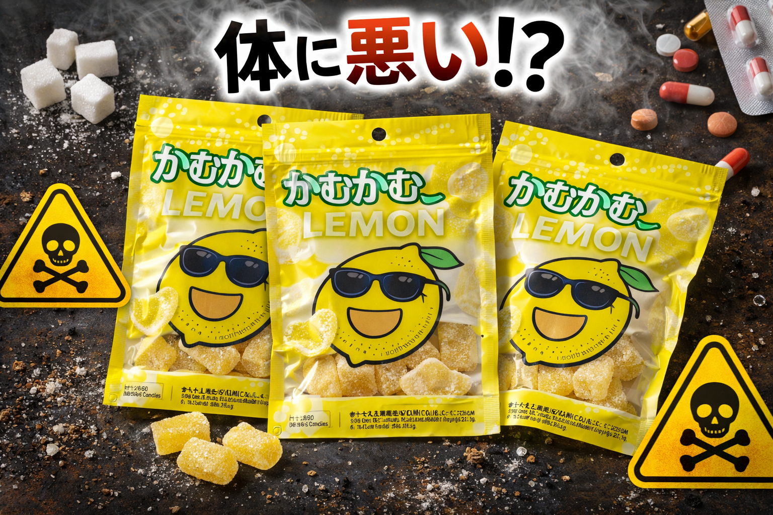 かむかむレモン 体に悪い