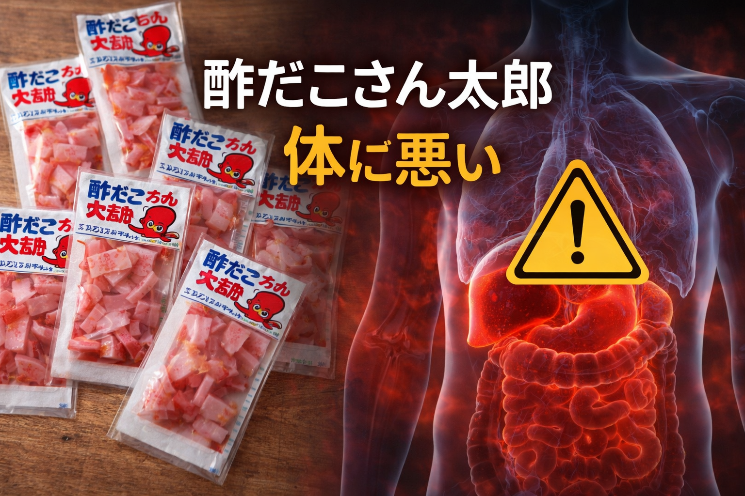 酢だこさん太郎 体に悪い