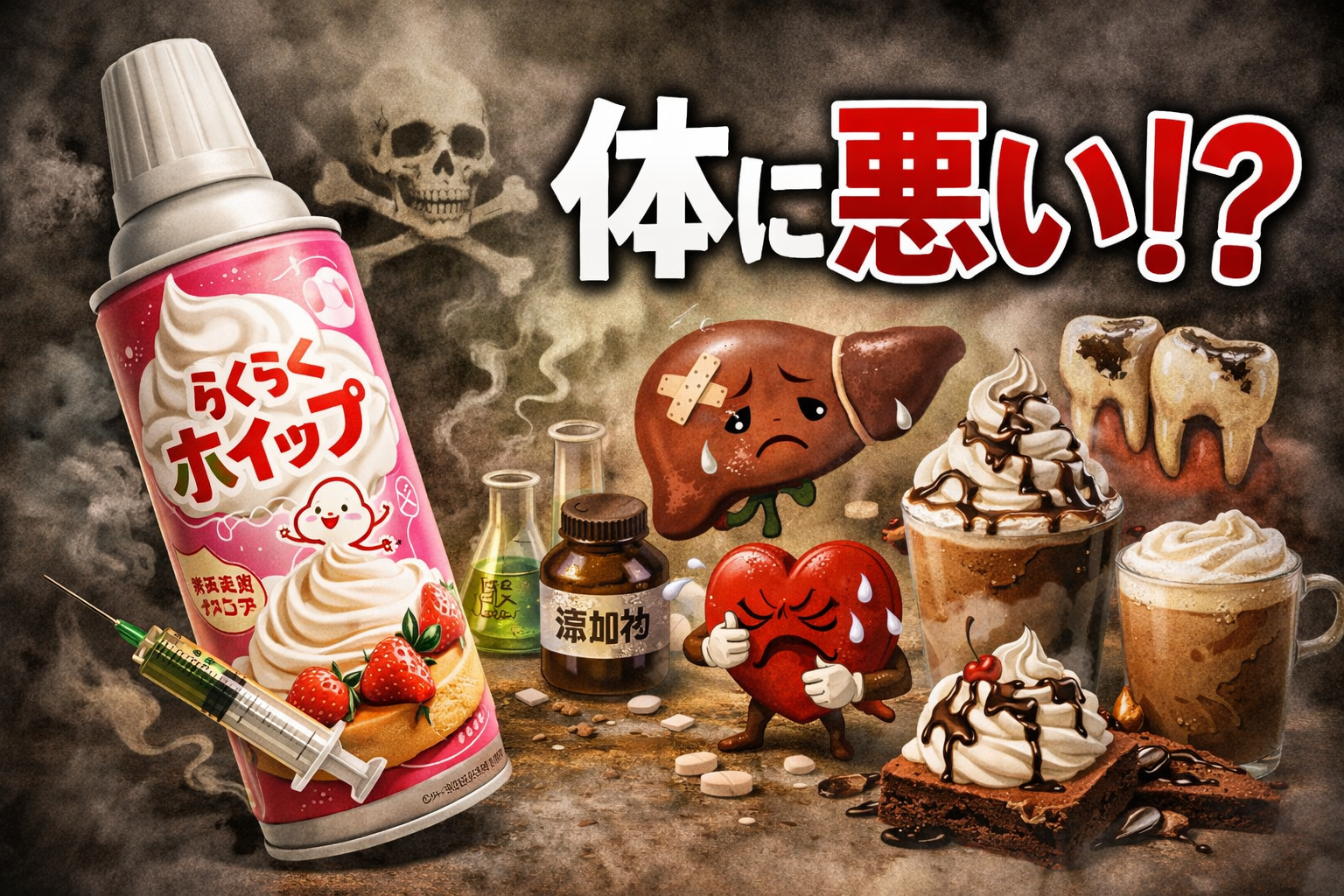 らくらくホイップ 体に悪い