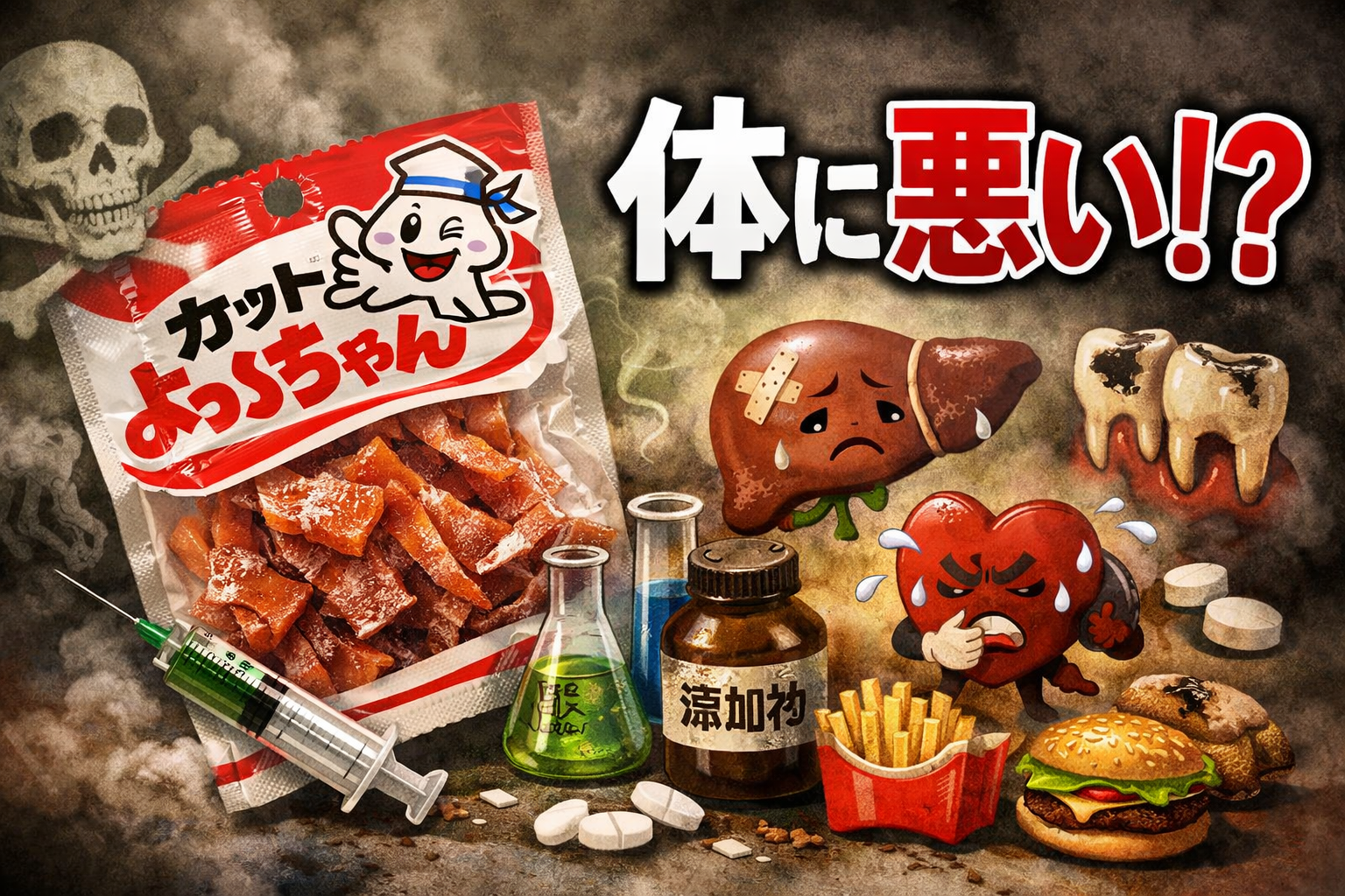 よっちゃんイカ 体に悪い