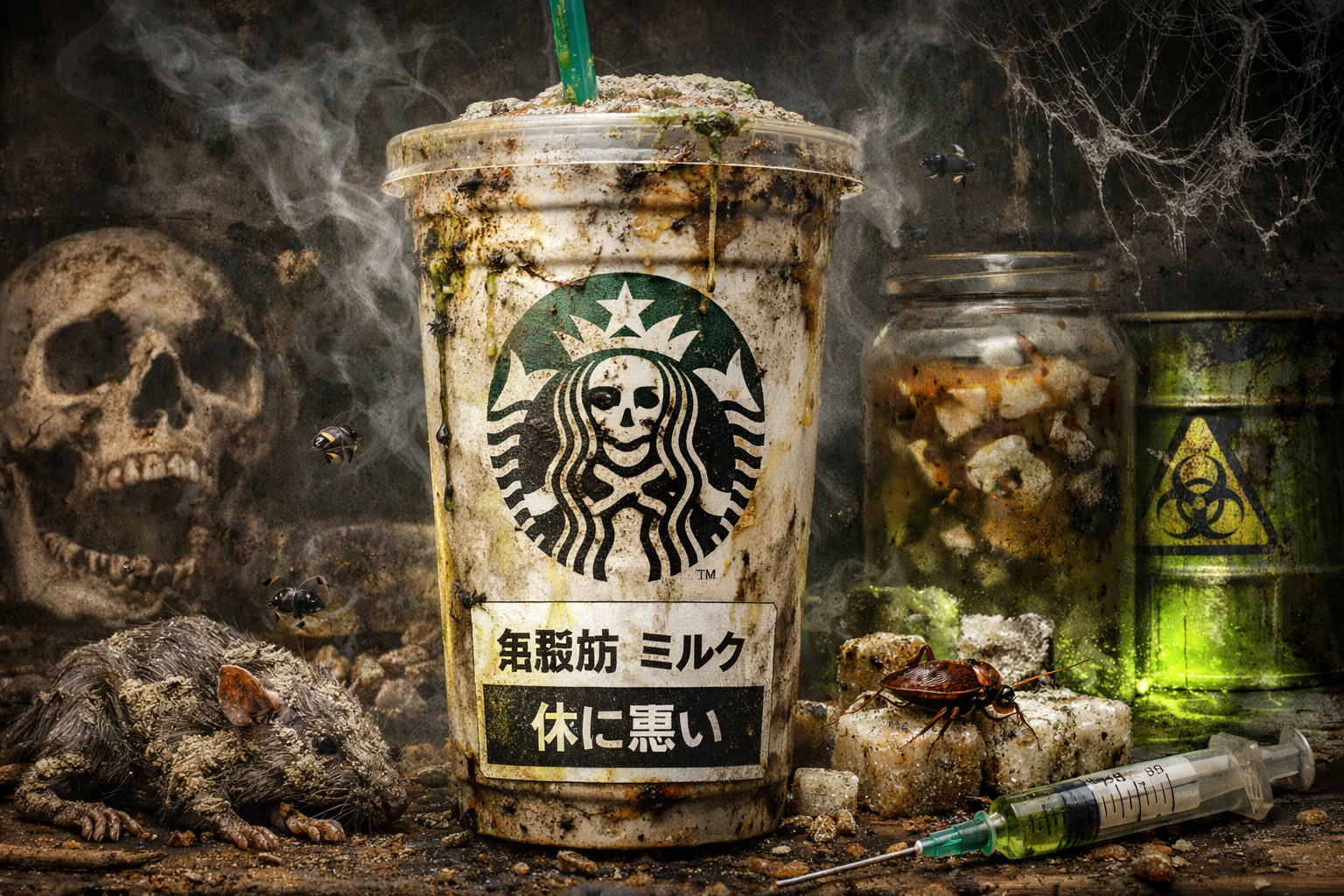 スタバ無脂肪 ミルク体に悪い